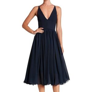 Dress The Population Alicia Chiffon Fit Flare Dress